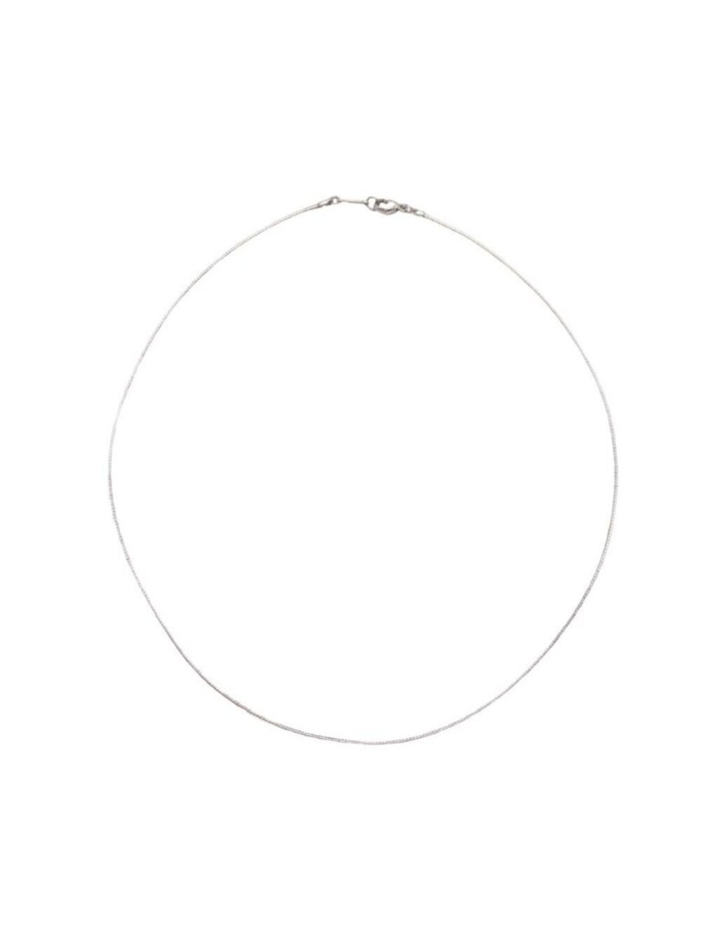 Tiffany & Co New Wire Necklace Silver